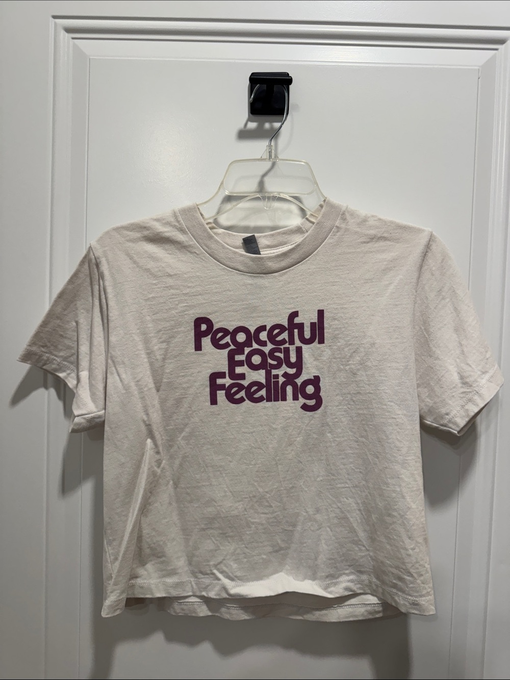 Eagles Graphic Crop Tee - White